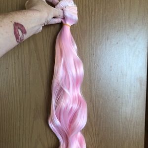 Clip in hair extensions